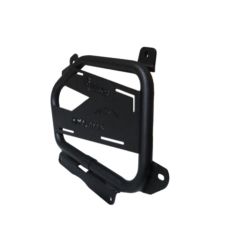 MotoCare saddle stay with plate Himalayan 450 installed