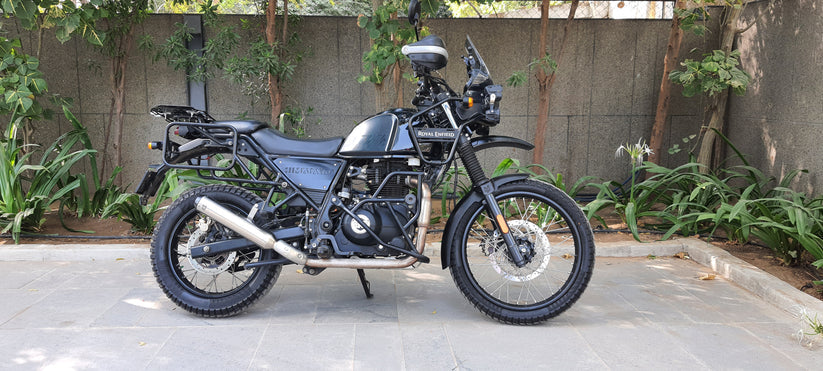 SS Motocorp Slip-On Exhaust for Royal Enfield Himalayan 411 Performance Silencer with DB Killer