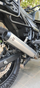 SS Motocorp Slip-On Exhaust for Royal Enfield Himalayan 411 Performance Silencer with DB Killer