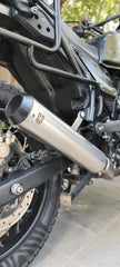 SS Motocorp Slip-On Exhaust for Royal Enfield Himalayan 411 Performance Silencer with DB Killer