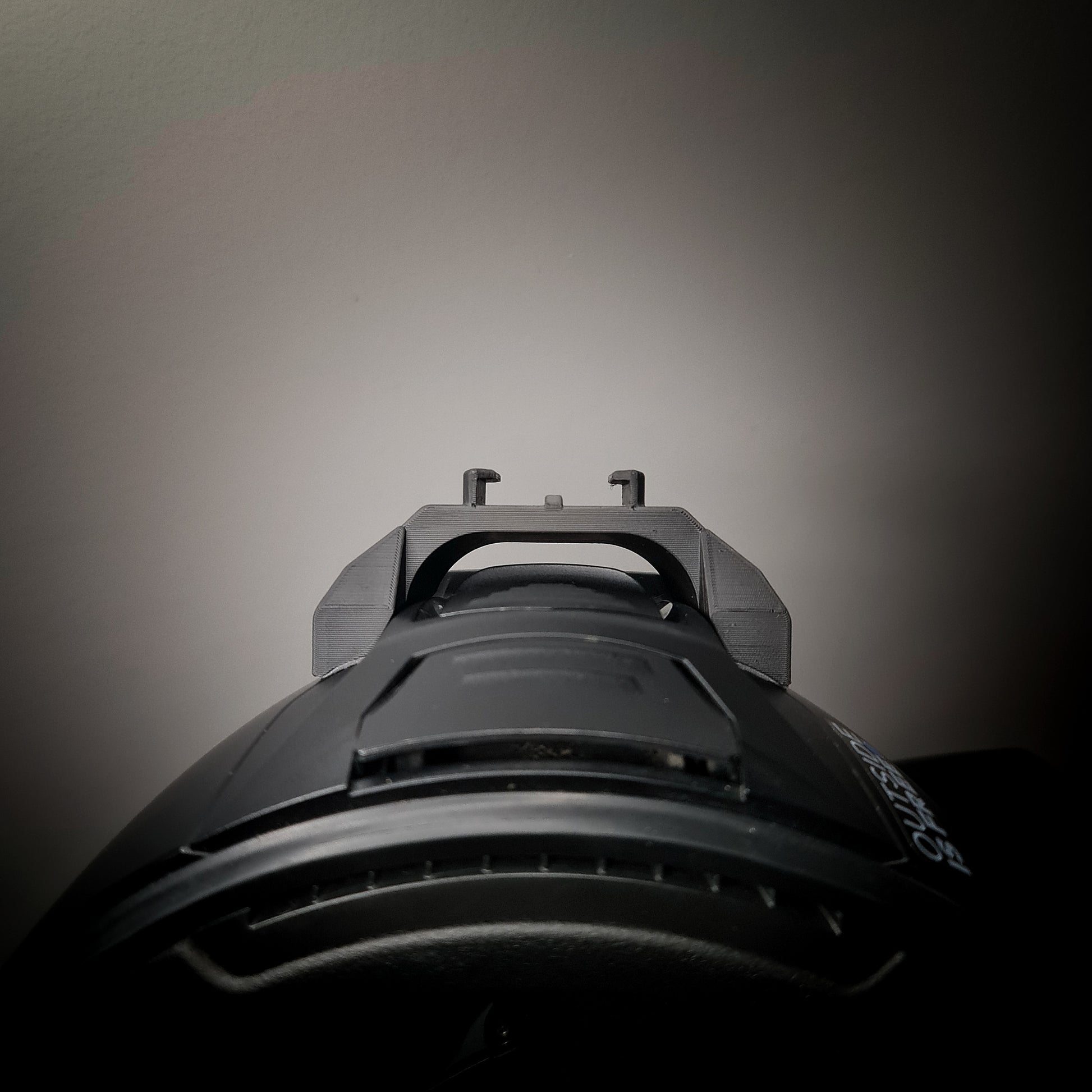 SCHUBERTH E2 adventure helmet chin mount with GoPro installed