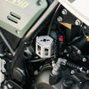 Legundary Casque Rear Oil Cap Silver for Royal Enfield Scram 440 premium aluminium engine oil filler cap