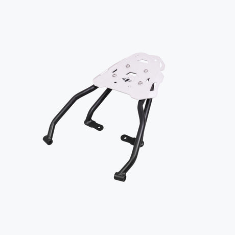 Legundary Gopher Luggage Carrier Silver Black for Royal Enfield Scram 440 heavy duty rear rack luggage support
