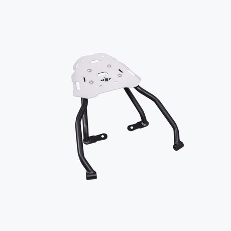 Legundary Gopher Luggage Carrier Silver Black for Royal Enfield Scram 440 heavy duty rear rack luggage support