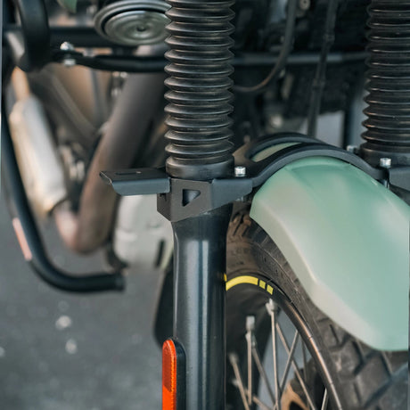 Legundary Nyx Fog Light Mount Black for Royal Enfield Scram 440 heavy duty auxiliary light bracket