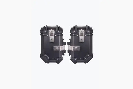 JB RACING TOPBOX WITH PANNIERS JB TC X45L ECONOMY BLACK + JB SB X36L PREMIUM BLACK