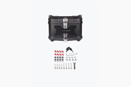 JB RACING TOPBOX WITH PANNIERS JB TC X45L ECONOMY BLACK + JB SB X36L PREMIUM BLACK