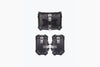 JB RACING TOPBOX WITH PANNIERS JB TC X45L ECONOMY BLACK + JB SB X36L PREMIUM BLACK