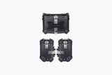 JB RACING TOPBOX WITH PANNIERS JB TC X45L ECONOMY BLACK + JB SB X36L PREMIUM BLACK
