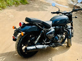 KP Racing Bassmaster Stage 2 Combo Matte Black SS304 Exhaust Kit for Royal Enfield Shotgun 650 with Air Filter Stage Plate and Iridium Spark Plugs Dyno Tested