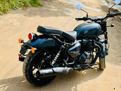 KP Racing Bassmaster Stage 2 Combo Matte Black SS304 Exhaust Kit for Royal Enfield Shotgun 650 with Air Filter Stage Plate and Iridium Spark Plugs Dyno Tested