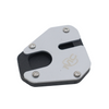 MotoCare side stand extender installed on Hero XPulse 210 for improved parking stability