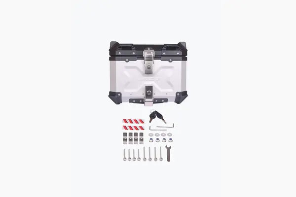JB RACING TOP BOX 45L SILVER PREMIUM
