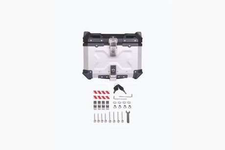 JB RACING TOP BOX 45L SILVER PREMIUM