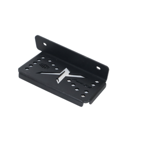 MotoCare single footrest installed on Hero Xpulse motorcycle for improved rider comfort and ergonomic foot positioning