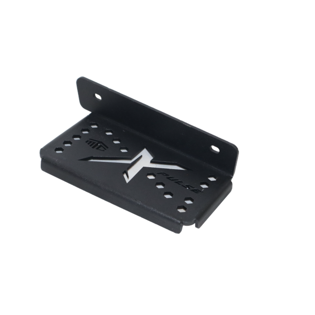 MotoCare single footrest installed on Hero Xpulse motorcycle for improved rider comfort and ergonomic foot positioning