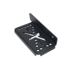MotoCare single footrest installed on Hero Xpulse motorcycle for improved rider comfort and ergonomic foot positioning