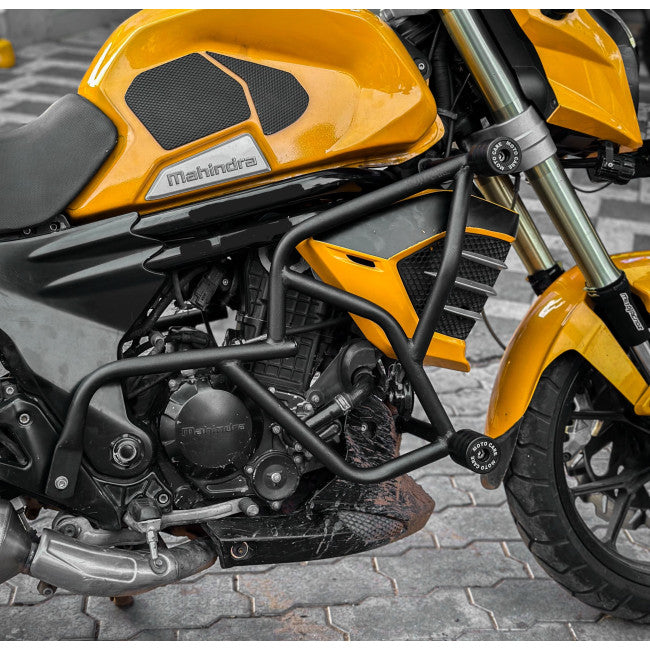 MotoCare 4 slider crash guard for Mahindra Mojo
