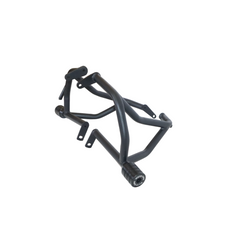 Motocare crash guard with dual sliders for adventure bike
