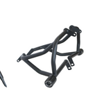 Motocare crash guard with dual sliders for adventure bike
