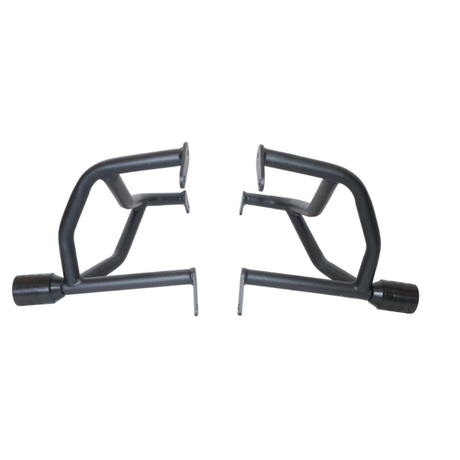 MotoCare crash guard with dual sliders for Honda Hness CB350
