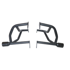 MotoCare crash guard with dual sliders for Honda Hness CB350
