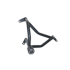 MotoCare crash guard with dual sliders for Honda Hness CB350
