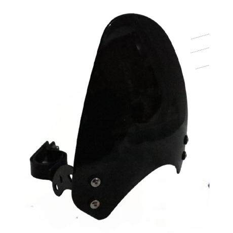 MotoCare Small Visor with Clamp for Royal Enfield Meteor 350 compact windshield accessory