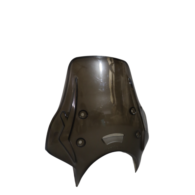 MotoCare smoke polycarbonate visor for Royal Enfield Hunter 350