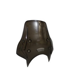 MotoCare smoke polycarbonate visor for Royal Enfield Hunter 350
