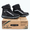 Bison ProGear Sonic black motorcycle riding and adventure boot