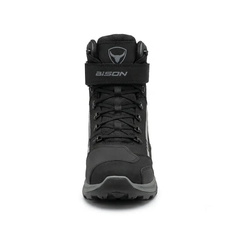 Bison ProGear Sonic black motorcycle riding and adventure boot