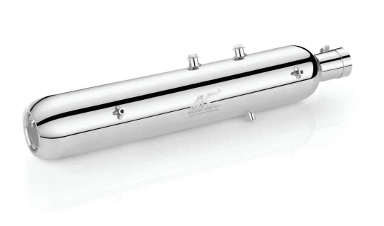 KP Racing Polish Stainless Steel Exhaust for Royal Enfield Meteor 350