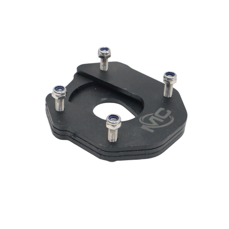 MotoCare side stand extender foot enlarger pad for TVS Apache RTX 300 motorcycle stability accessory
