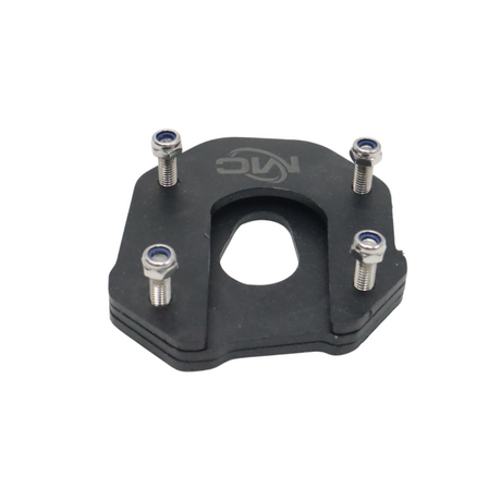MotoCare side stand extender foot enlarger pad for TVS Apache RTX 300 motorcycle stability accessory