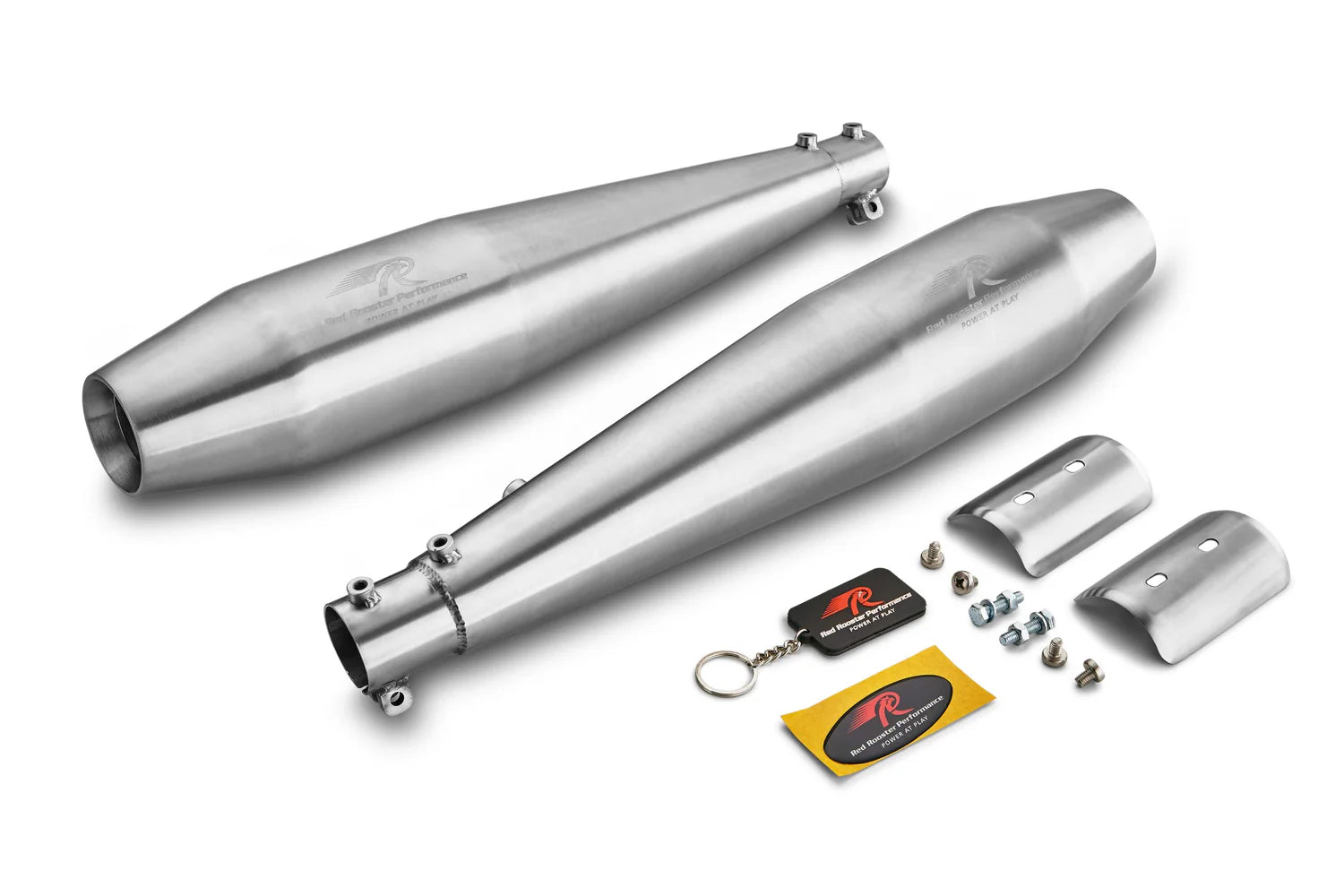 Red Rooster Stellar Matte Exhaust for Royal Enfield Interceptor 650 and Continental GT 650 performance upgrade