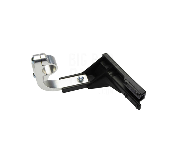 Barkbusters aluminium motorcycle handguard mounting kit with single-point handlebar clamp