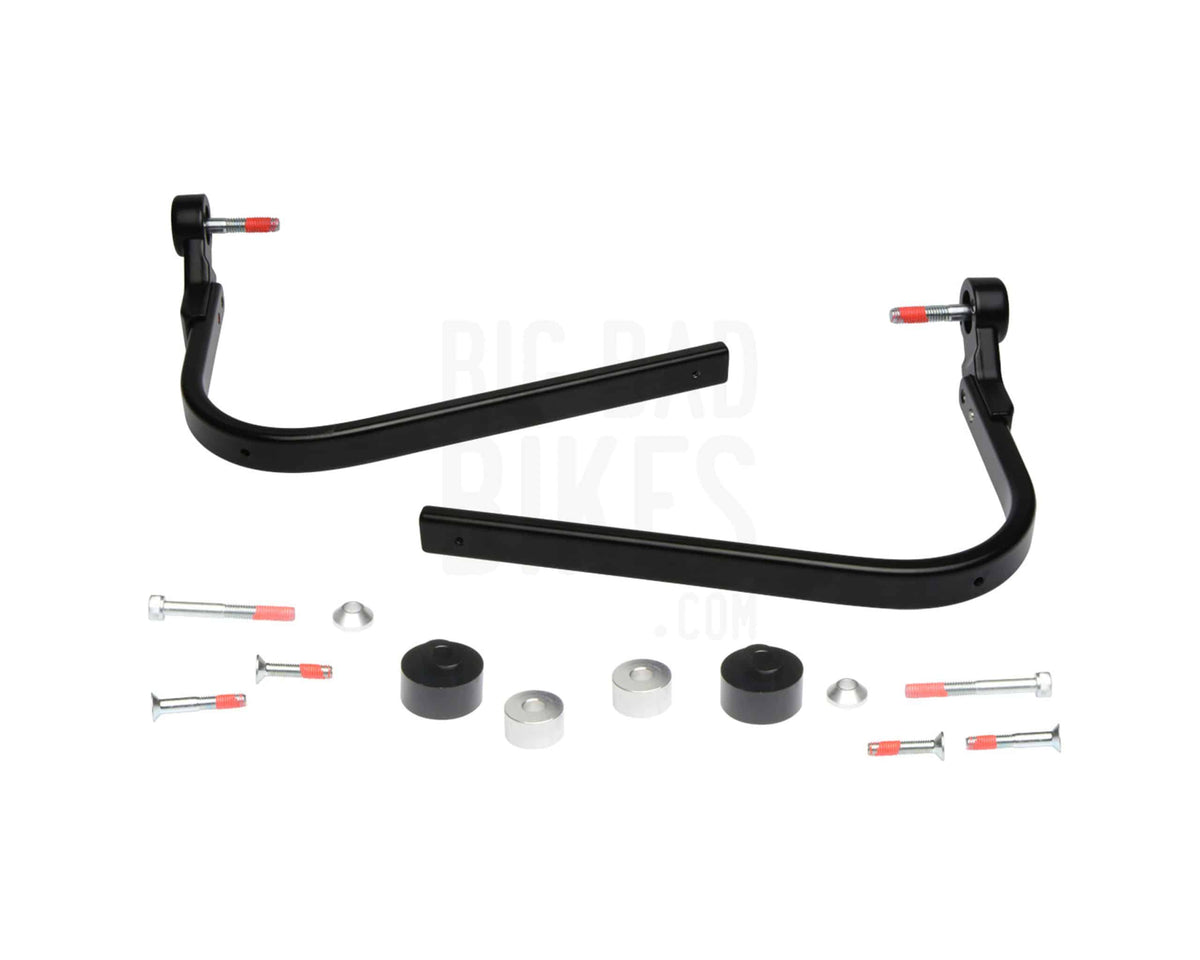 Barkbusters aluminium bar-end handguard mounting kit for 6 mm and 8 mm internal-thread handlebars