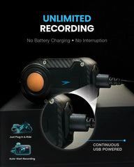 STRYX motorcycle dash cam QHD 1440P 64GB complete bundle with handlebar mount

