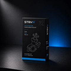 STRYX motorcycle dash cam QHD 1440P 32GB bundle with handlebar mount

