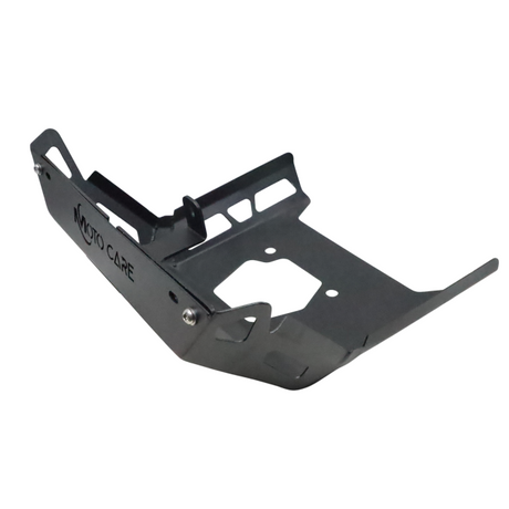MotoCare sump guard bash plate for TVS Apache RTX 300 engine underbody protection motorcycle accessory