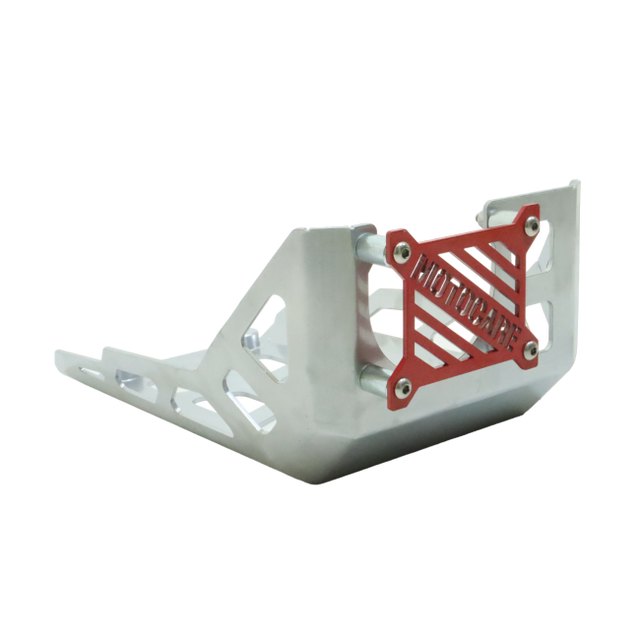 MotoCare Sump Guard Silver BMW G 310 GS front view
