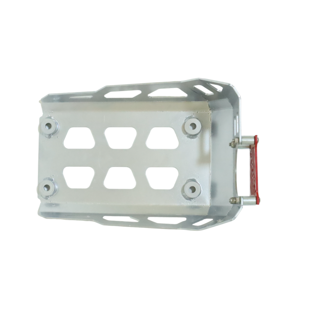 MotoCare Sump Guard Silver BMW G 310 GS front view