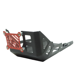 Motocare BMW G310R sump guard engine bash plate underbody protection black silver motorcycle accessory