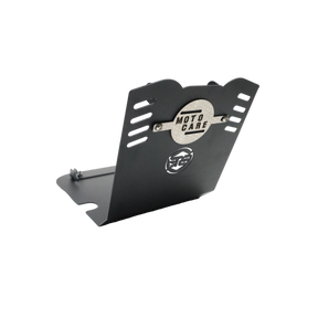 MotoCare sump guard with logo for Royal Enfield Hunter 350