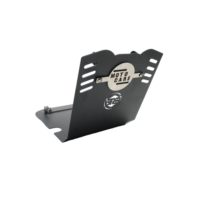 MotoCare sump guard with logo for Royal Enfield Hunter 350