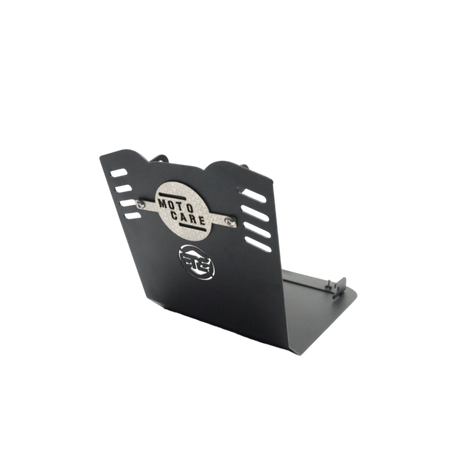 MotoCare sump guard with logo for Royal Enfield Hunter 350