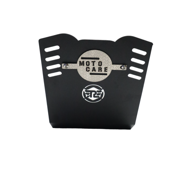 MotoCare sump guard with logo for Royal Enfield Hunter 350