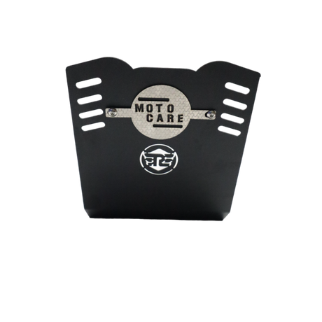 MotoCare sump guard with logo for Royal Enfield Hunter 350