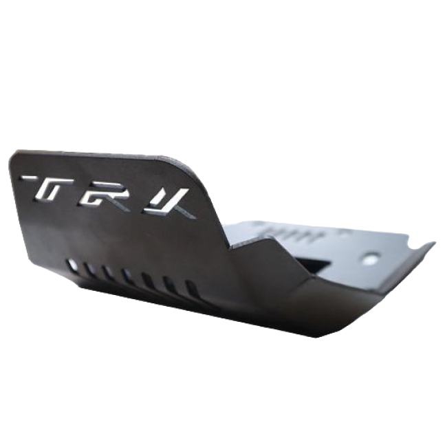 Motocare sump guard installed on Benelli TRK 251